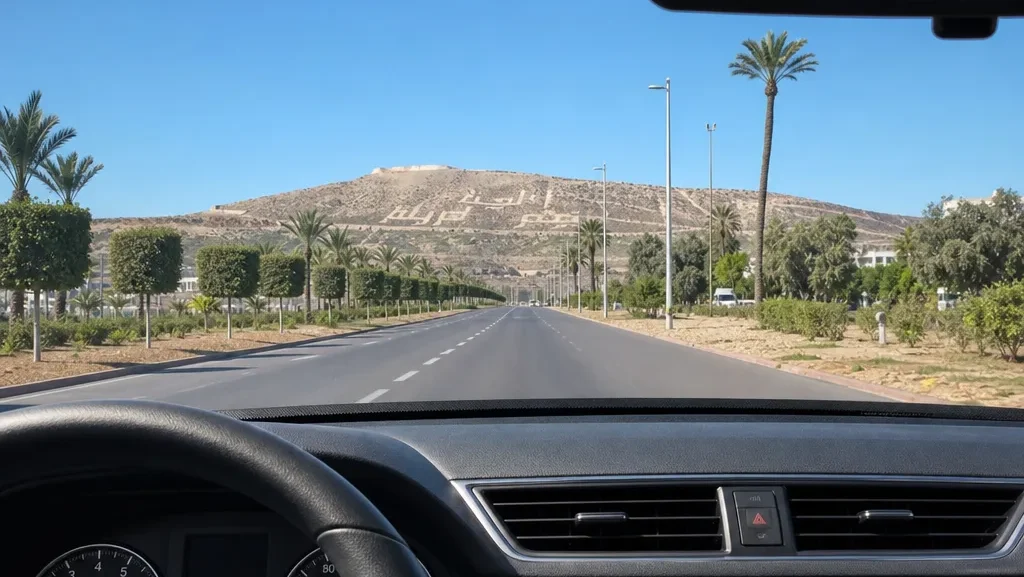 Driving from Agadir Airport hire car
