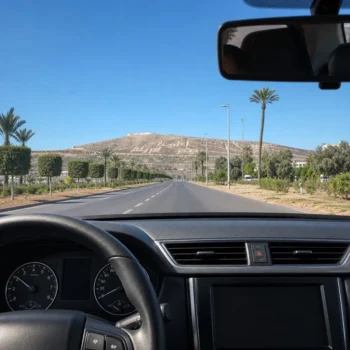Driving from Agadir Airport hire car